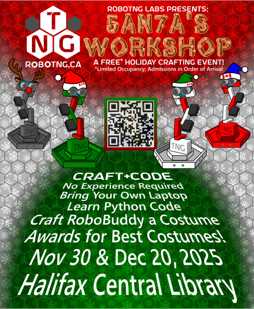 ROBOTNG HexLab™ Santa's Workshop Poster